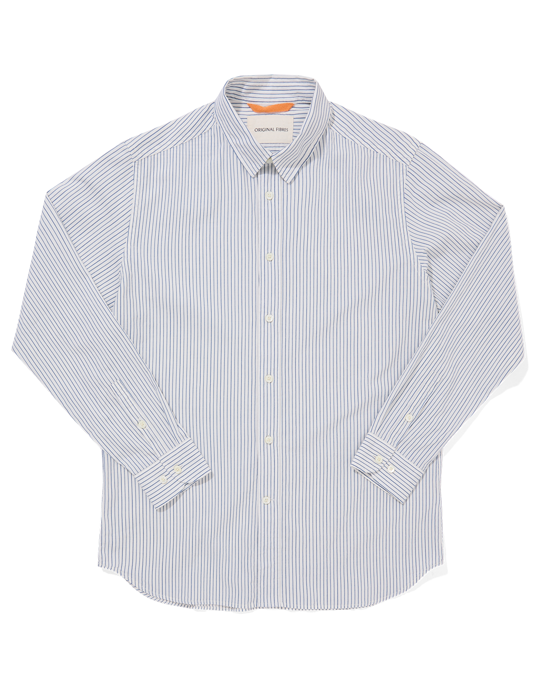 Organic Cotton Signature Shirt Hickory Stripe
