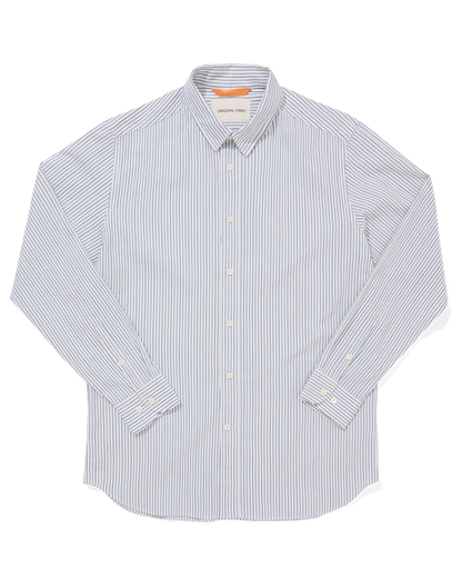 Organic Cotton Signature Shirt Hickory Stripe