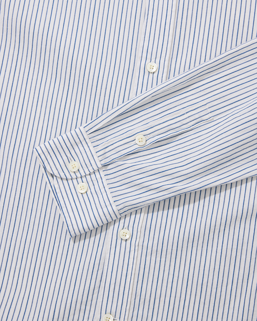 Organic Cotton Signature Shirt Hickory Stripe