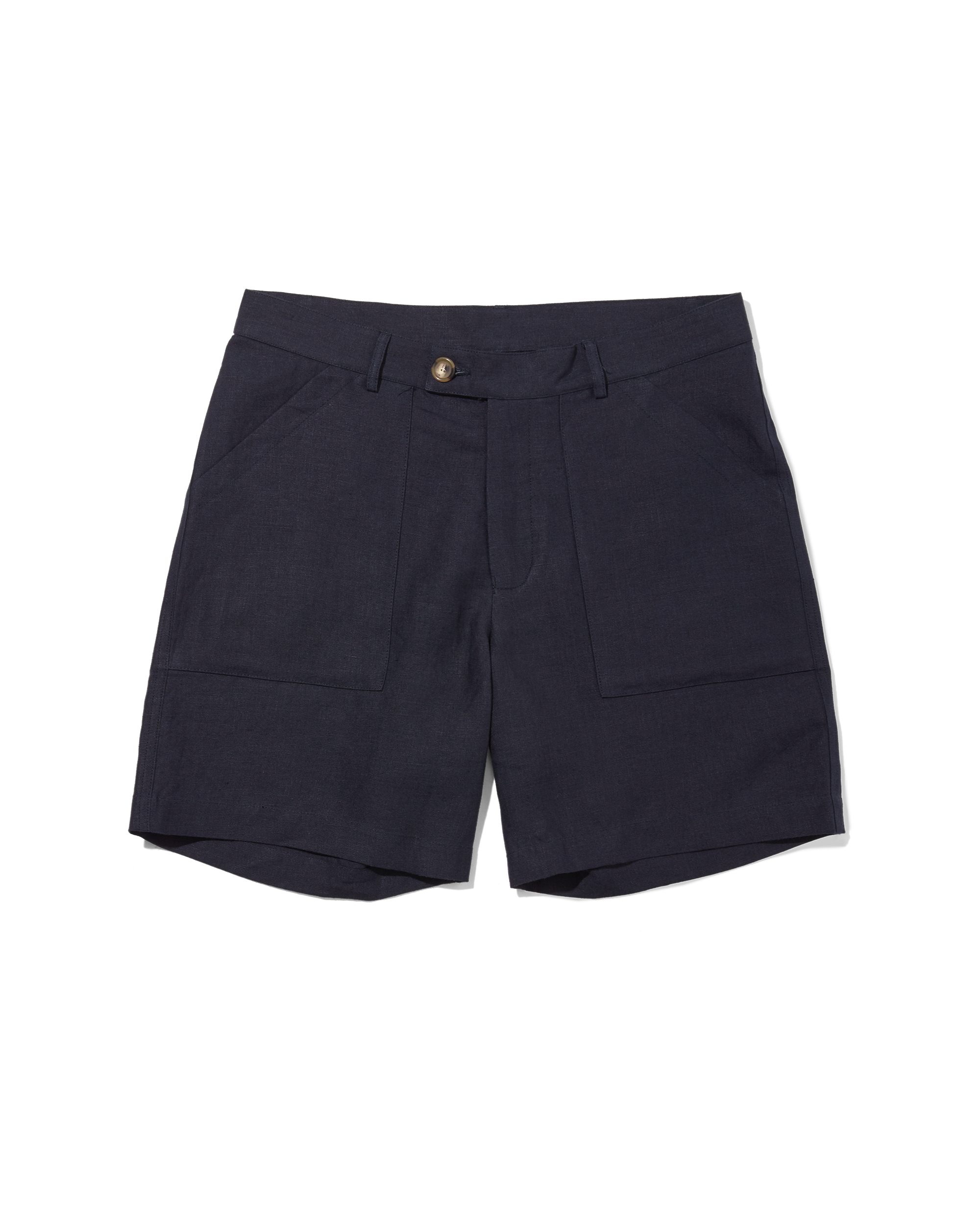Patch Pocket Shorts Navy Blue
