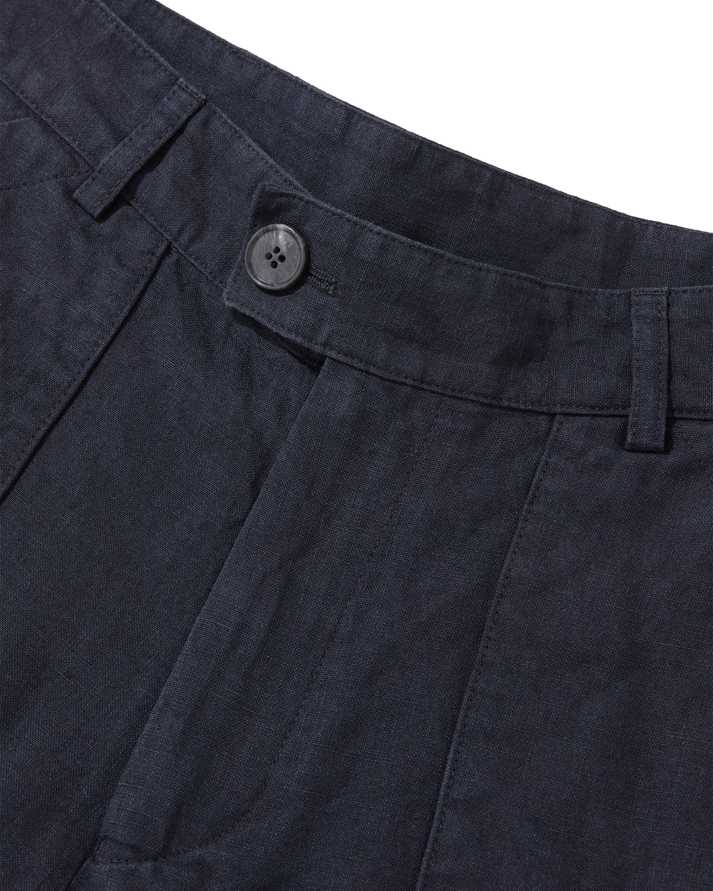 Patch Pocket Trousers Navy Blue