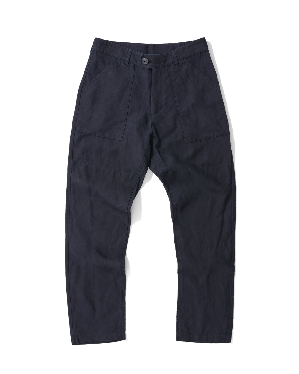 Patch Pocket Trousers Navy Blue