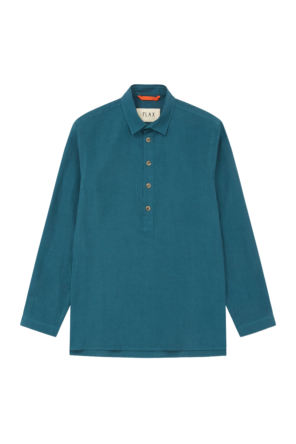 Midweight Linen Smock Petrol