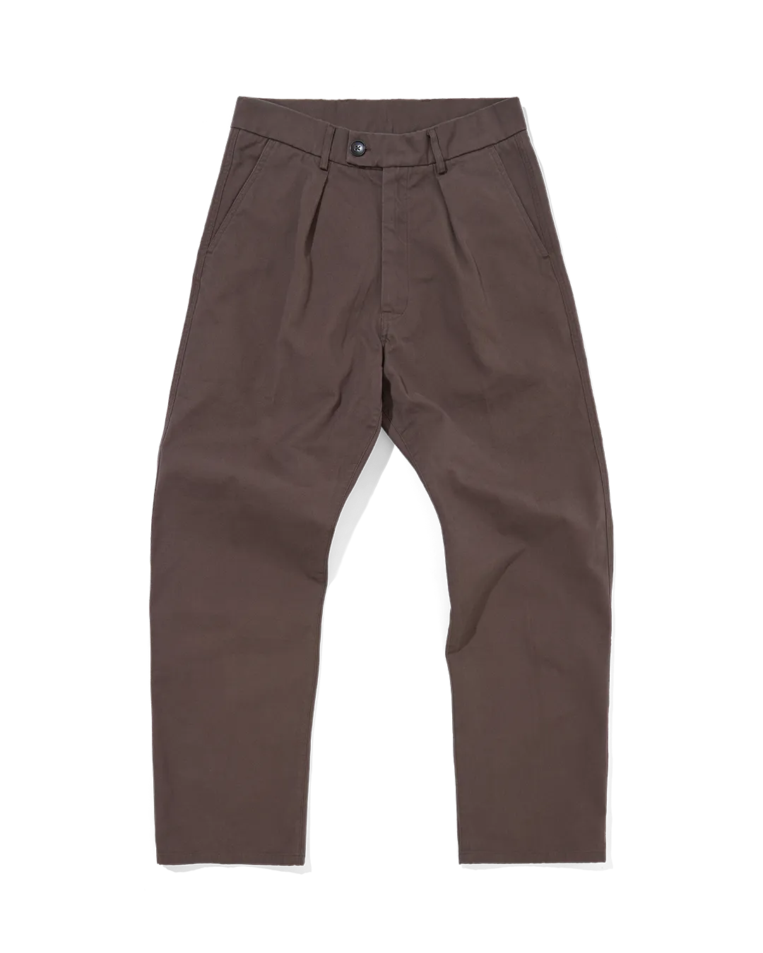 Straight Leg Trouser Umber Brown
