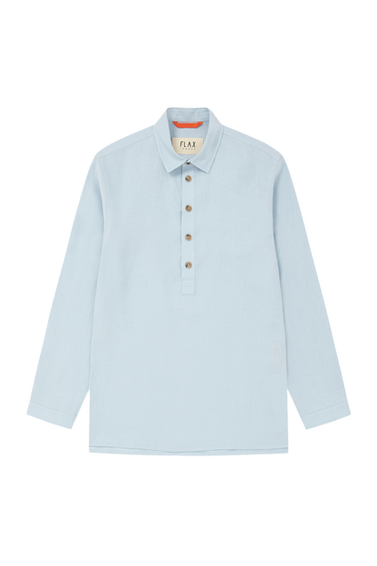 Midweight Linen Smock Powder Blue