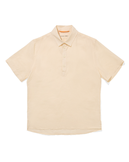 Linen Short Sleeve Smock Oyster
