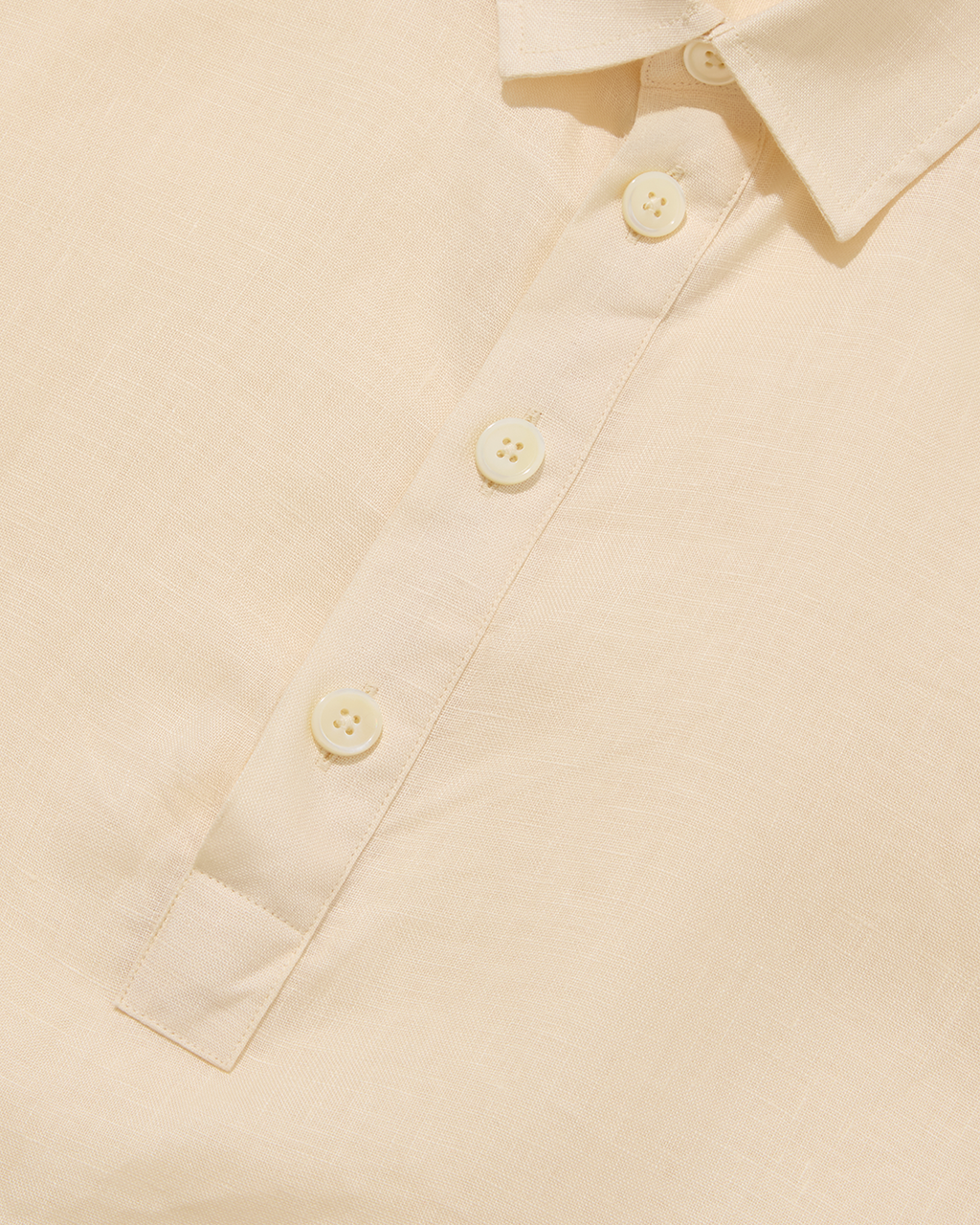 Linen Short Sleeve Smock Oyster