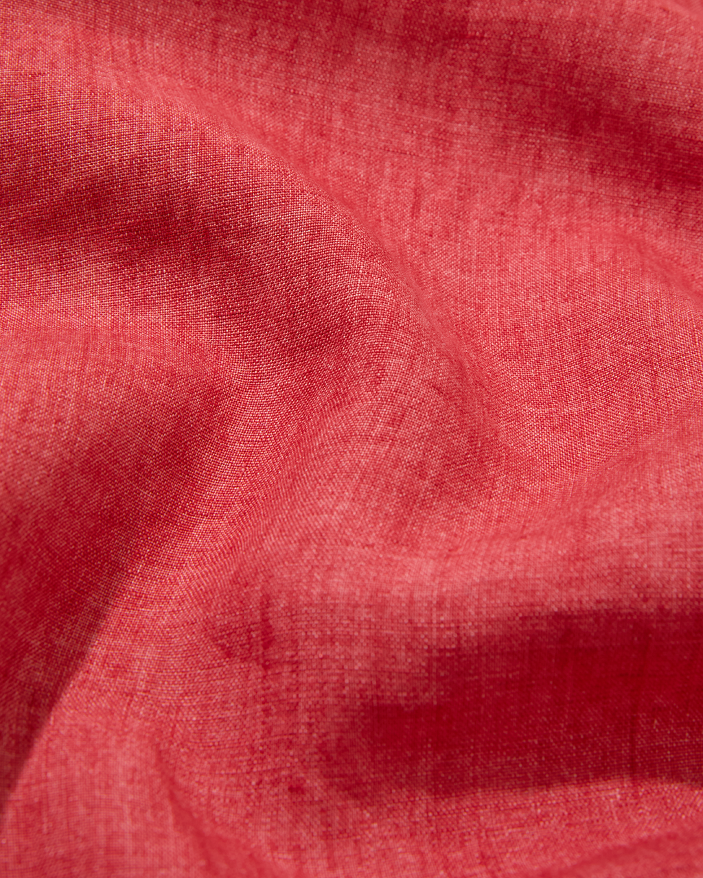 Linen Short Sleeve Smock Crimson Delave