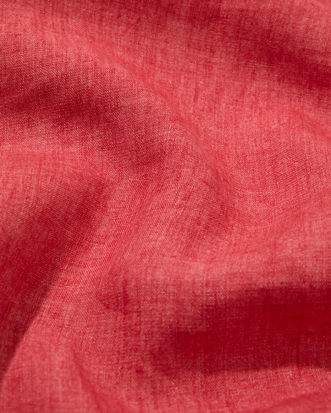 Linen Short Sleeve Smock Crimson Delave