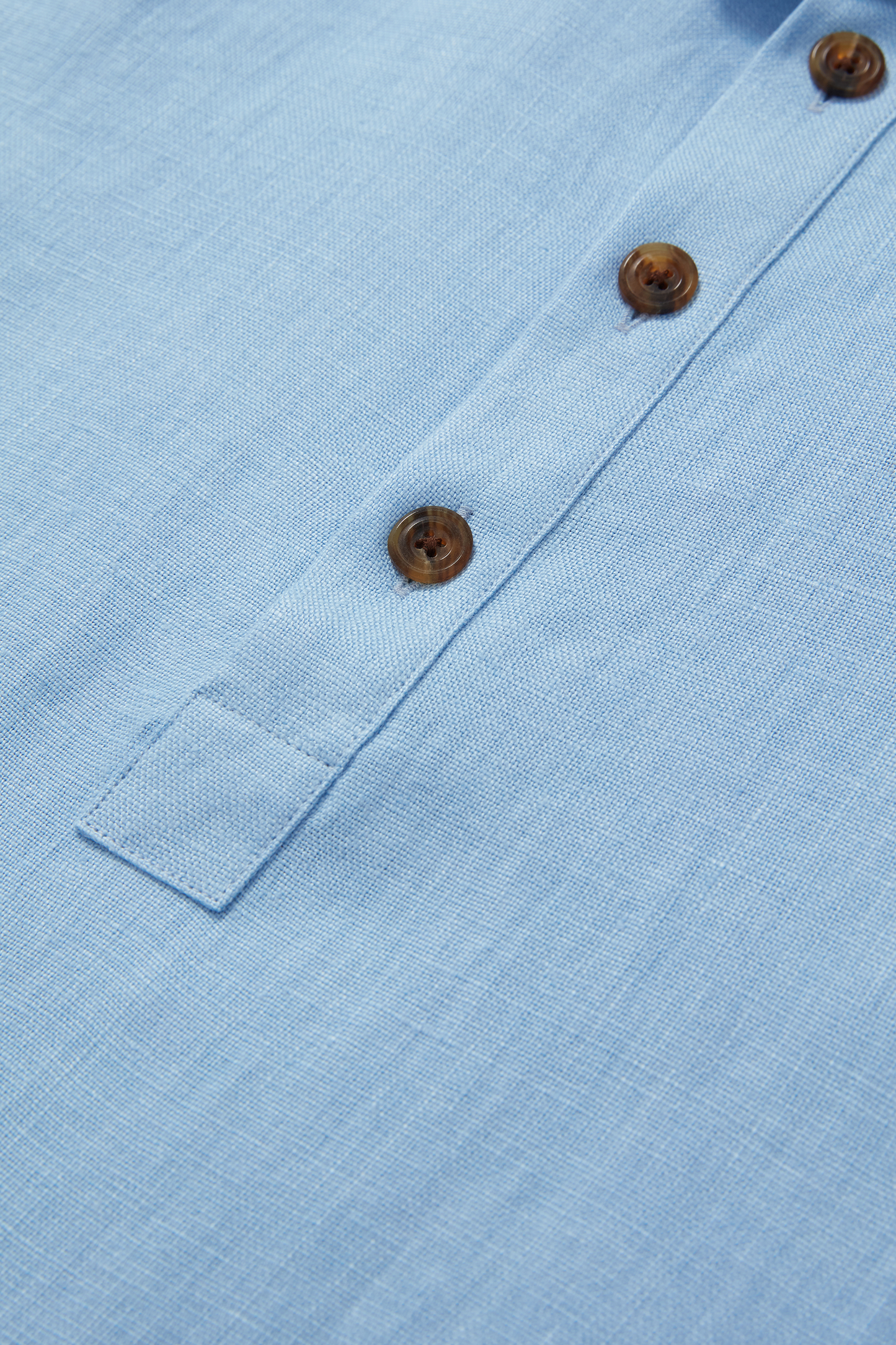 Short Sleeve Smock Light Blue