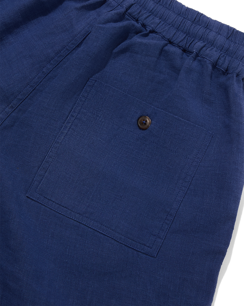Linen Easy Shorts Washed Navy