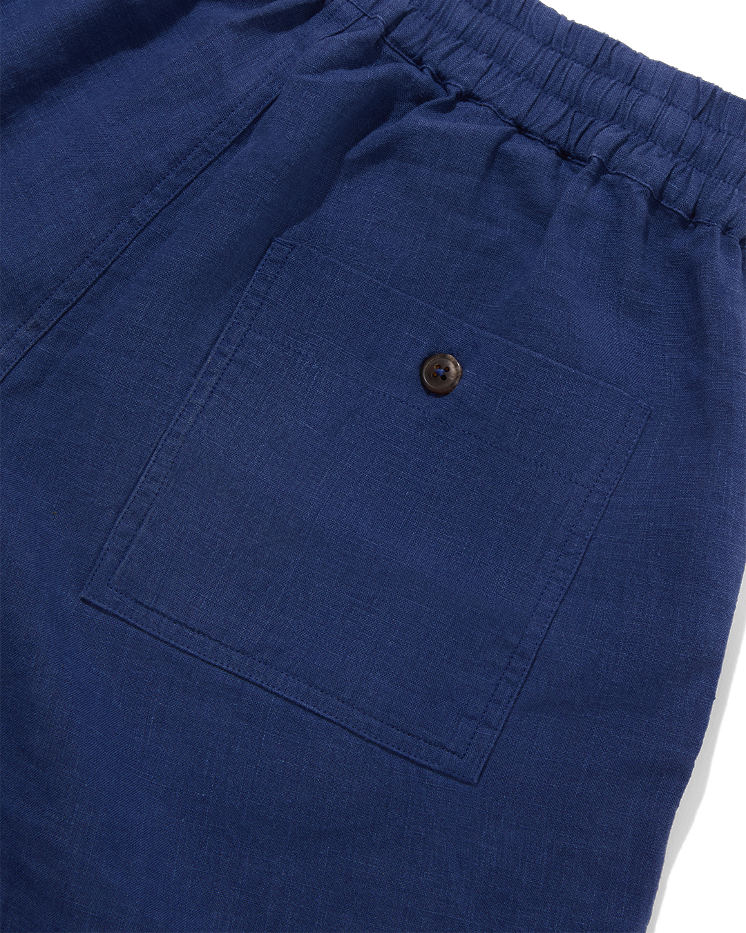 Linen Easy Shorts Washed Navy