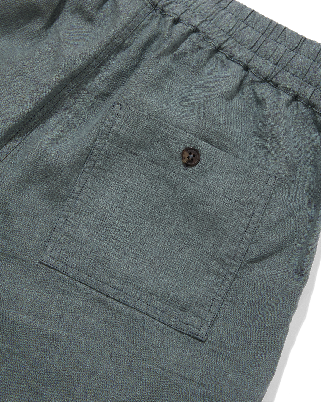 Linen Easy Shorts Soft Jade