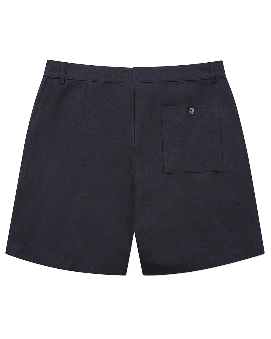 Patch Pocket Shorts Navy Blue