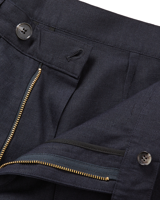 Patch Pocket Shorts Navy Blue
