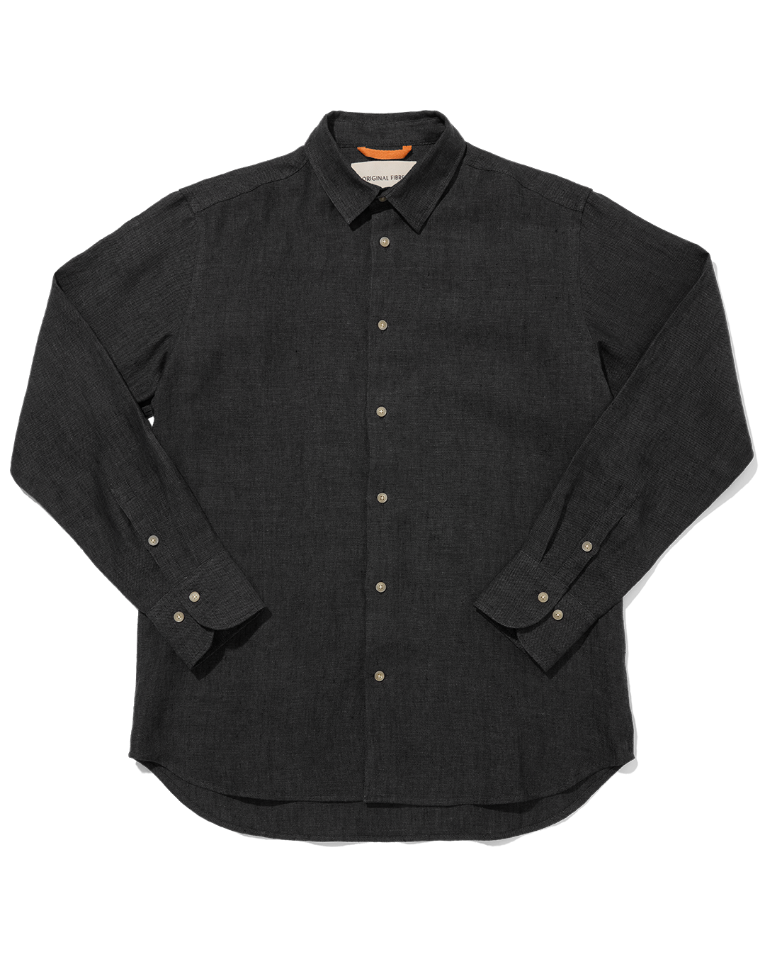 Heavy Linen Signature Charcoal Yarn-Dye