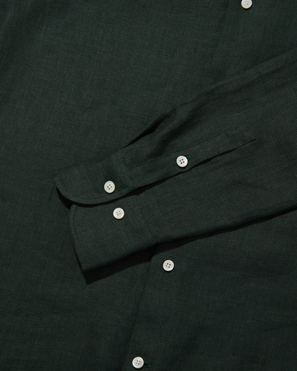 Heavy Linen Signature Forest Green