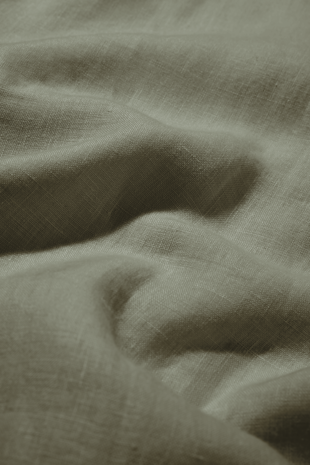 Linen Collarless Smock Laurel