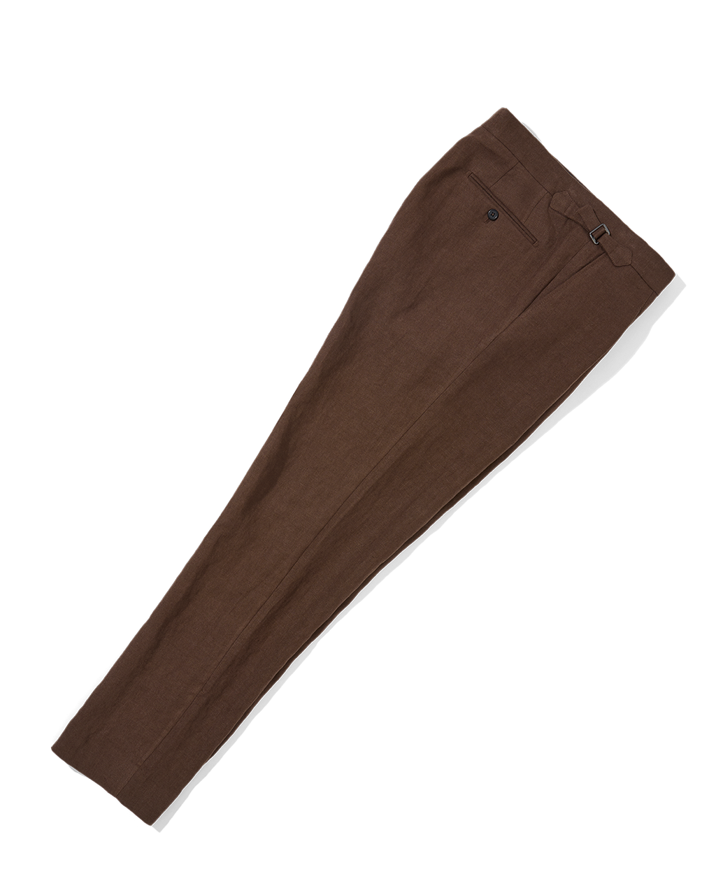 Irish Linen Suit Trouser Tobacco Brown