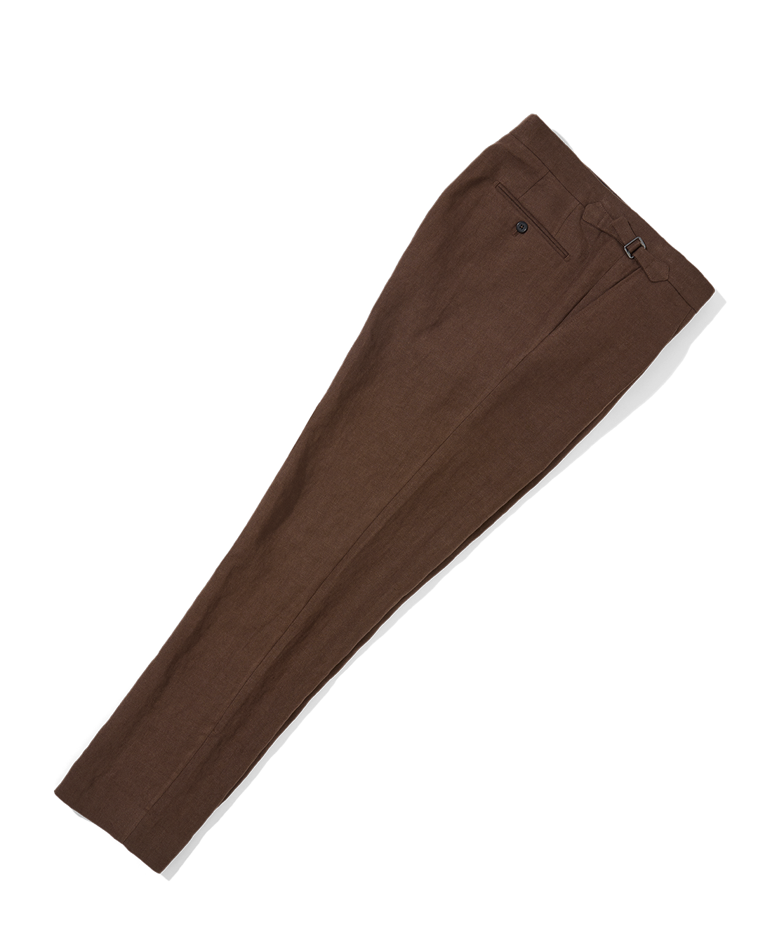 Irish Linen Suit Trouser Tobacco Brown