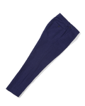 Laundered Linen Suit Trouser Navy Blue
