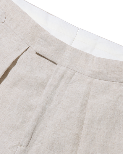 Laundered Linen Suit Oatmeal