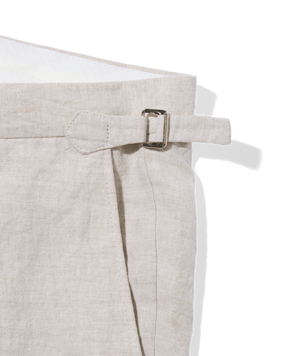 Laundered Linen Suit Oatmeal