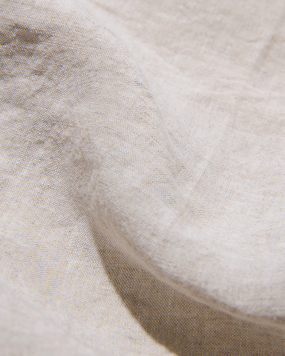 Laundered Linen Suit Trouser Oatmeal