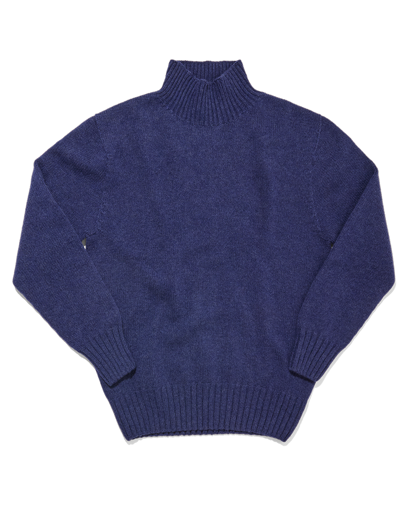 Super Geelong Mock Neck Storm Blue