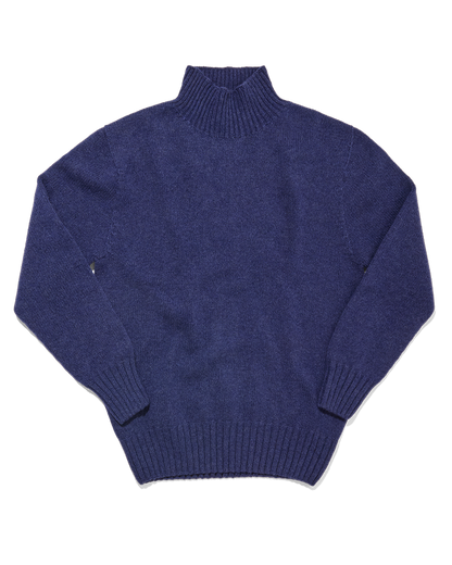 Super Geelong Mock Neck Storm Blue