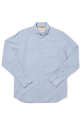 Tencel Button Down Signature Shirt Blue Stripe
