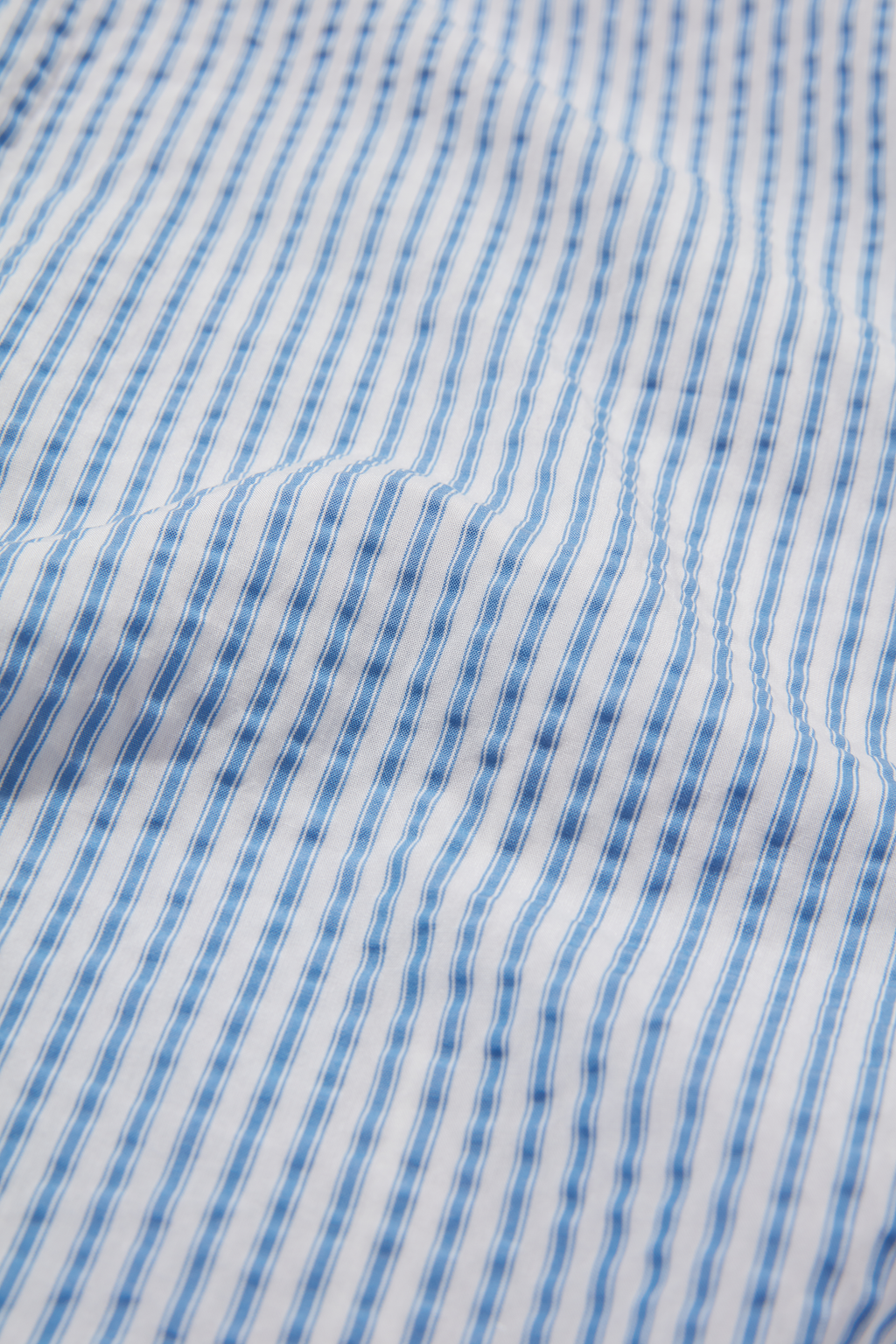 Tencel Button Down Signature Shirt Blue Stripe