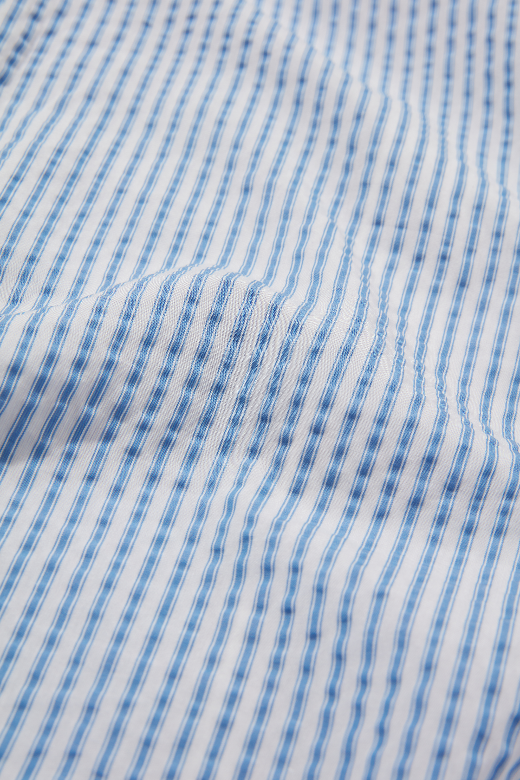 Tencel Button Down Signature Shirt Blue Stripe