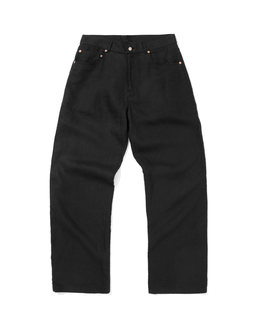 Midweight Linen Jean Black