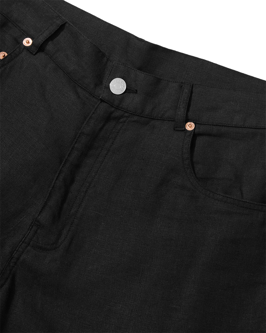 Midweight Linen Jean Black