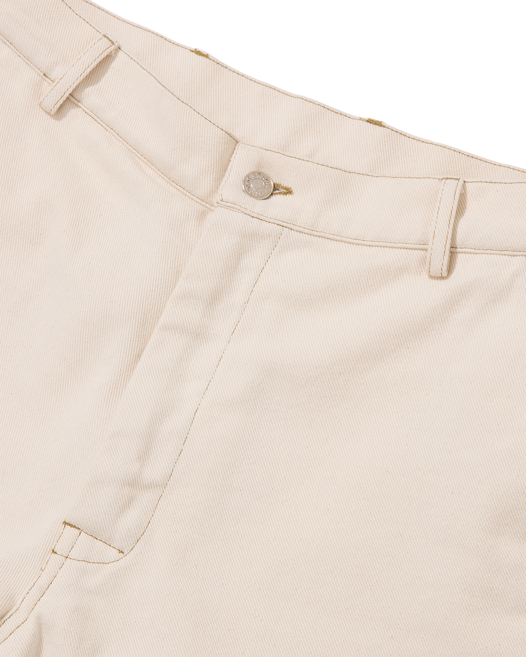 Organic Denim Wide Leg Jeans Ecru
