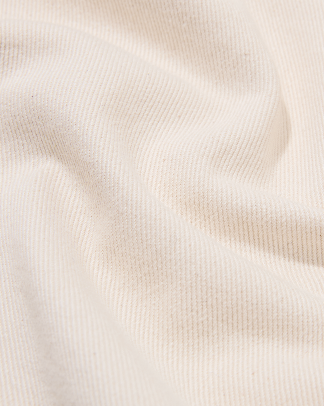 Organic Denim Wide Leg Jeans Ecru