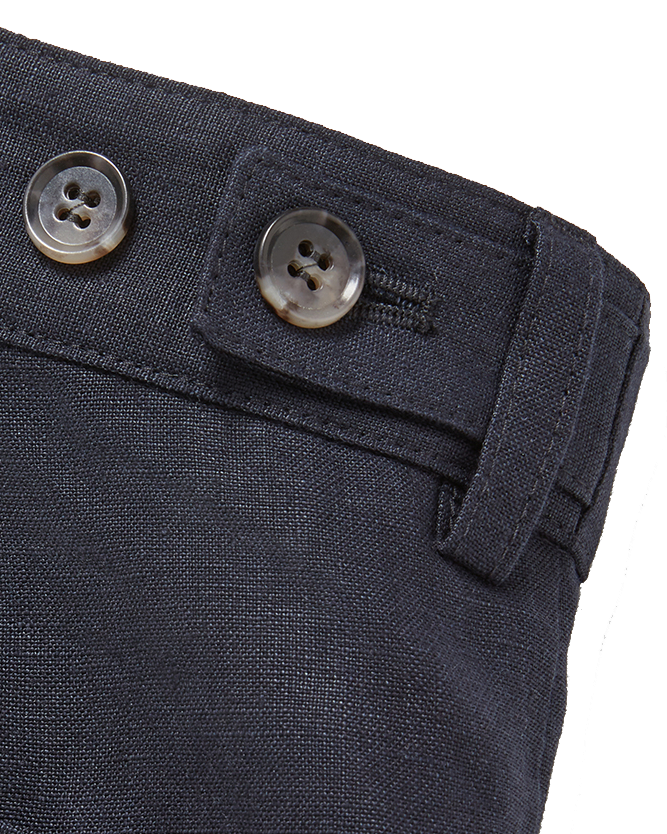 Patch Pocket Trousers Navy Blue