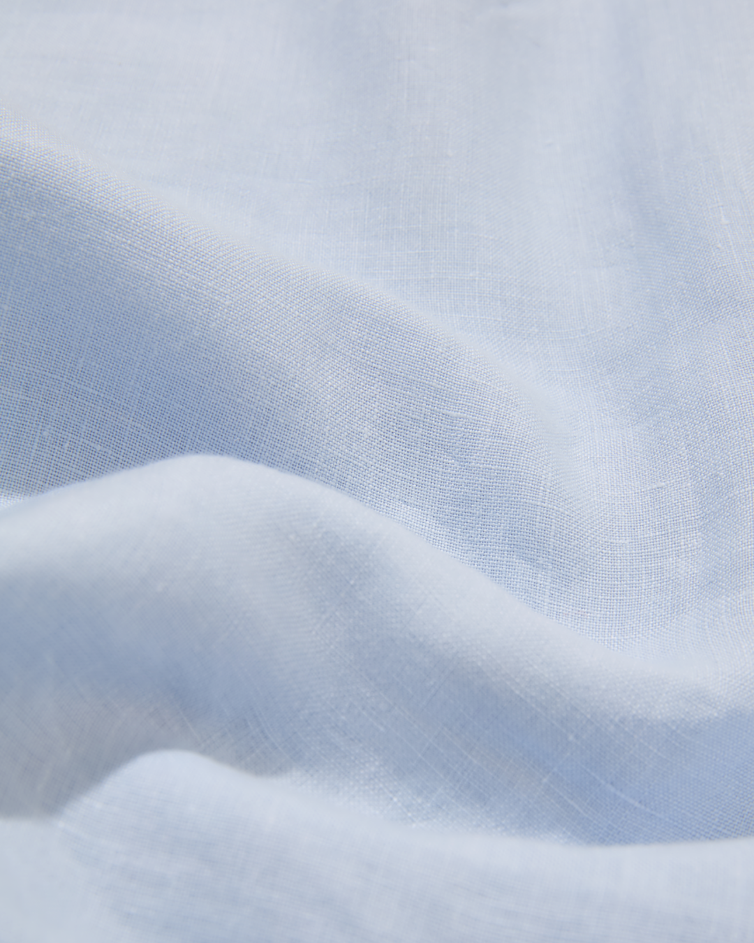 Linen Western Shirt Sky Blue