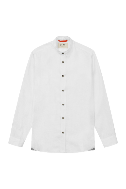 Midweight Linen Grandpa White