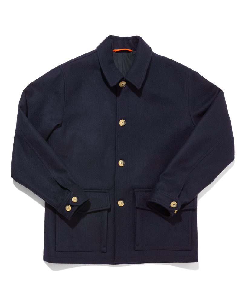 Wool Field Jacket Ink Blue