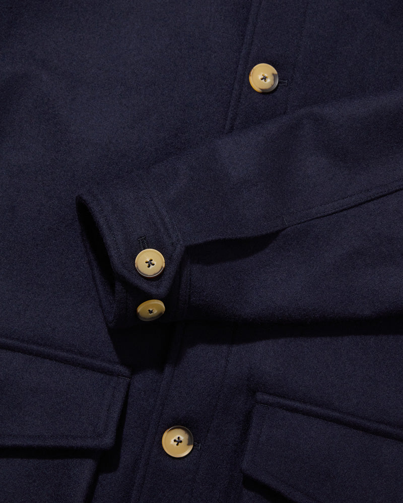 Wool Field Jacket Ink Blue