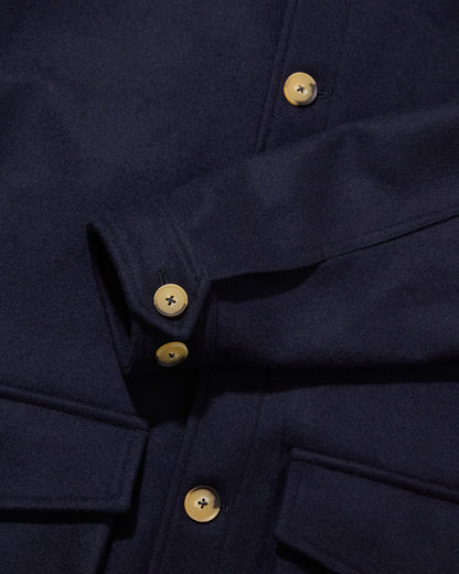 Wool Field Jacket Ink Blue