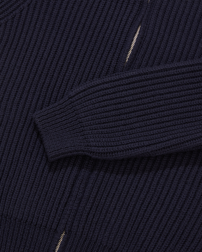 Ribbed Studio Warmer Navy