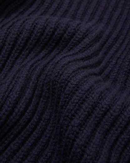 Ribbed Studio Warmer Navy