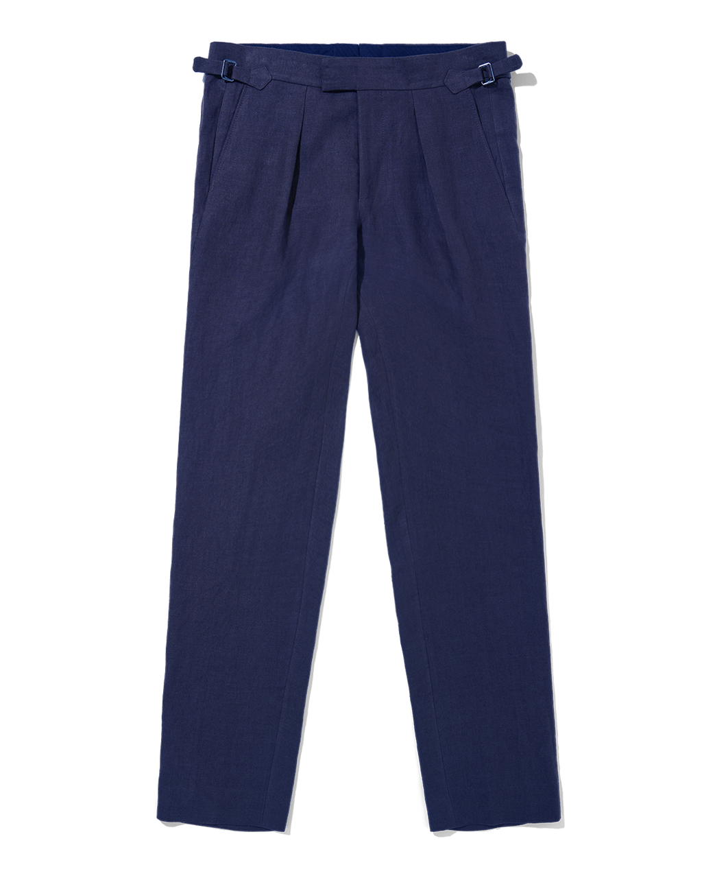 Laundered Linen Suit Navy Blue