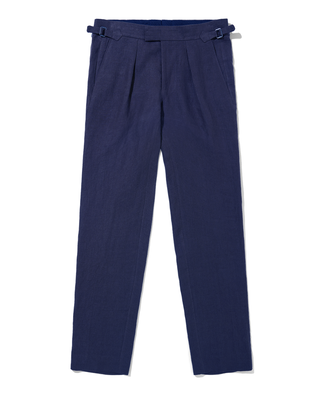 Laundered Linen Suit Navy Blue
