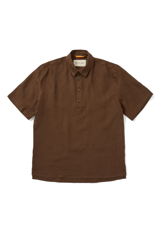 Short Sleeve Smock Sandalwood