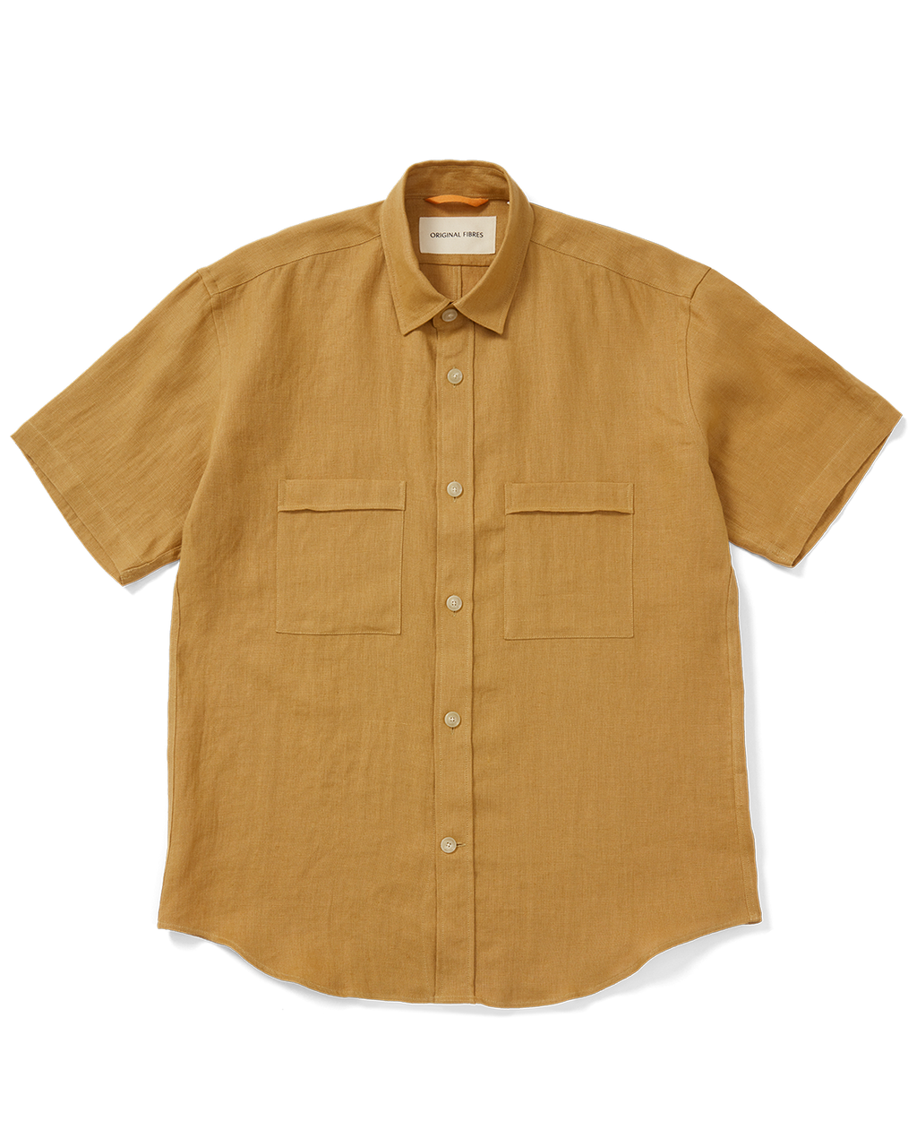 Short Sleeve Utility Shirt Caramel