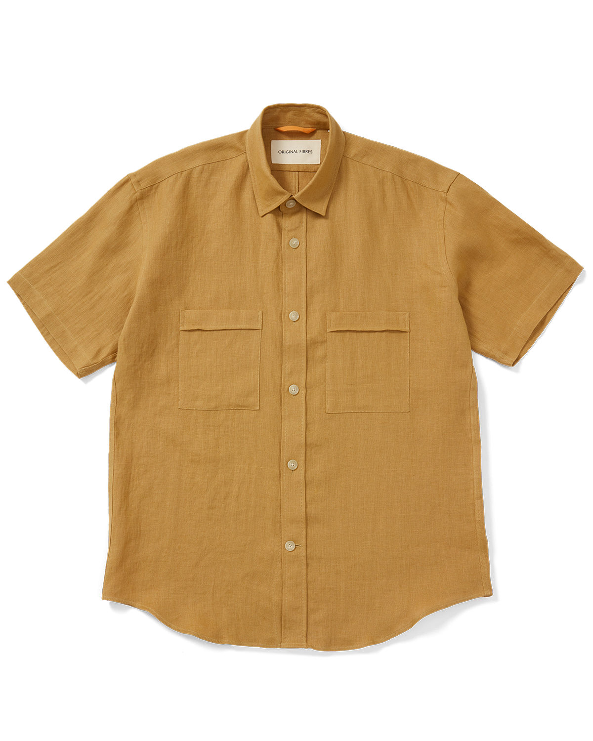Short Sleeve Utility Shirt Caramel